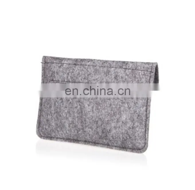 2017 Warm Wool Felt Sleeve Carrying Case Mobile Phone Pouch Bag