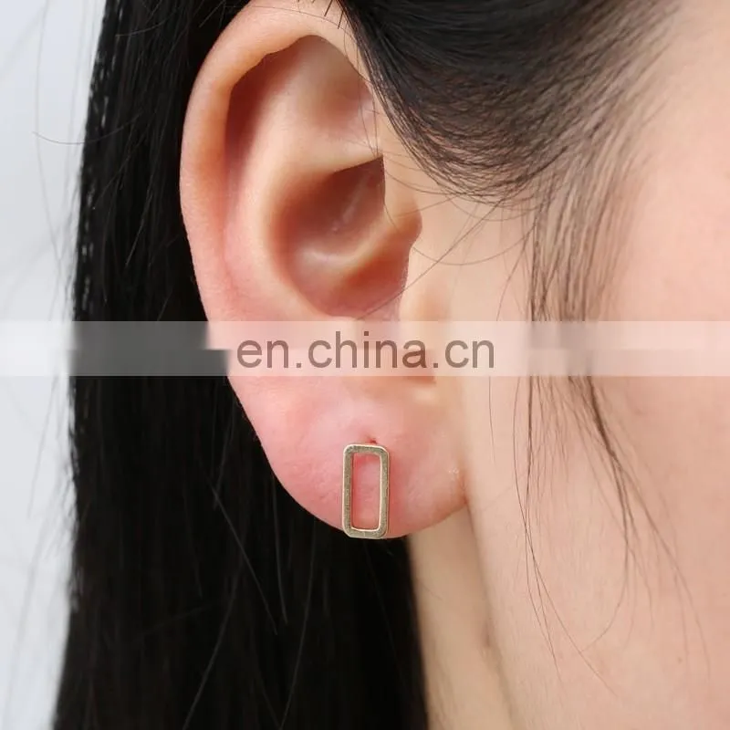 Asymmetric stud earrings darling small dipper star for your lobes