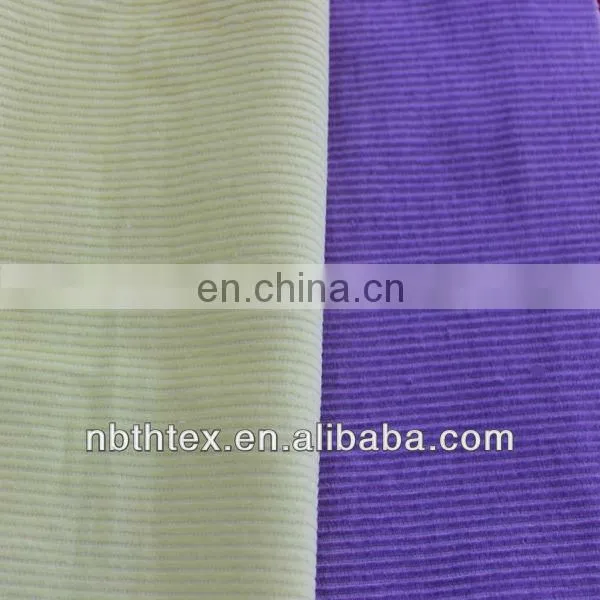 11w solid dyed 100% cotton corduroy fabric for pants,garment use