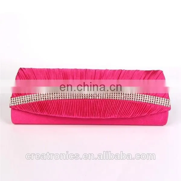 CR Professional reseach and development group western styles polyester material wrinkled rose red color new arrival wholesale pu