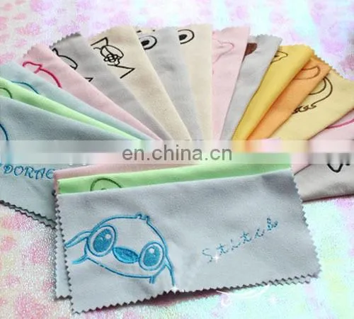 sublimation printed microfiber eyeglasses cleaning cloth