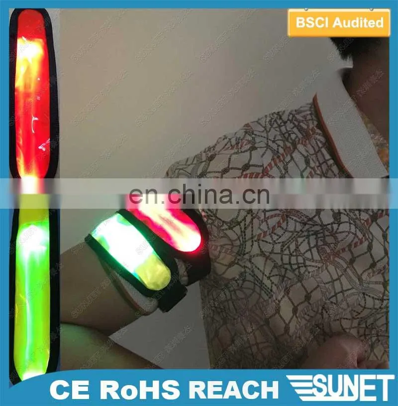 High quality Night Cycling Jogging Running flashing Reflective led safety armband