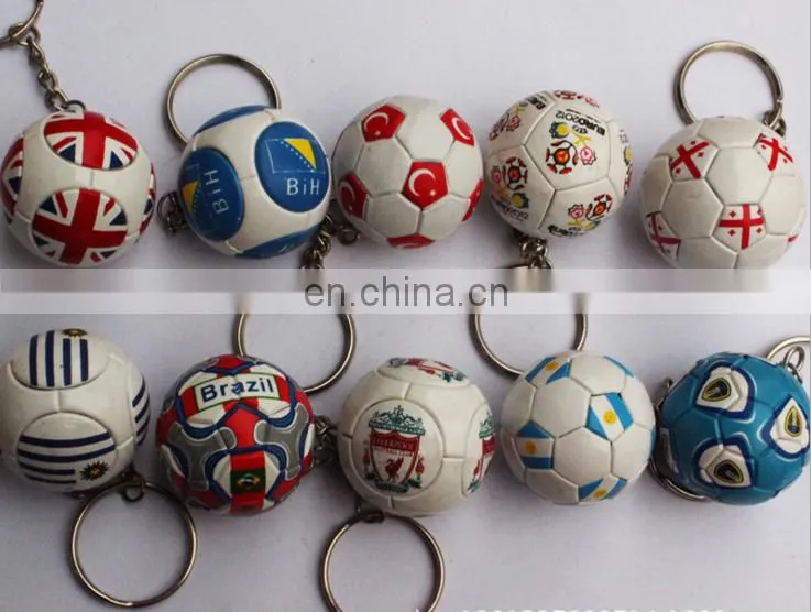 customized football basketball baseball softball charms Key Chain cheap football keychains gifts football fan's gifts