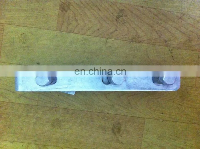 Three holes Metal galvanized telescopic pole clamp,High strengh electric pole clamp