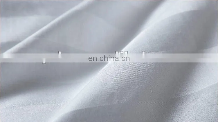 100% cotton white stripe bed sheet/flat sheet/stripe fabric for hotel,hospital
