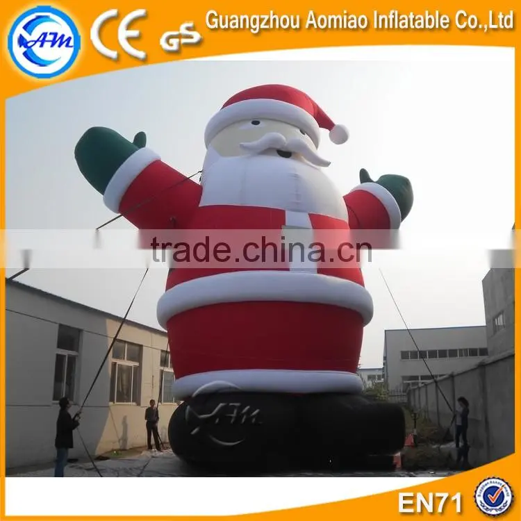 2016 Inflatable christmas decoration inflatable santa in chair