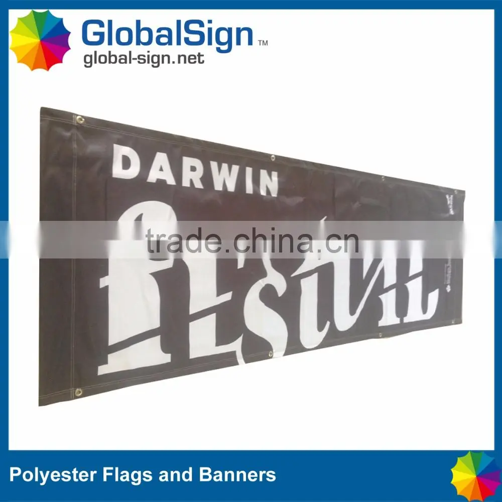 Advertising Knitted Polyester Banners with Pockets