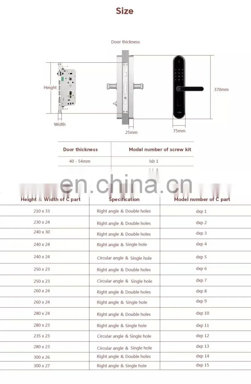 Original Smart Lock With Easy Control Via Phonev Xiaomi Aqara Smart Door Lock S2 Wholesale