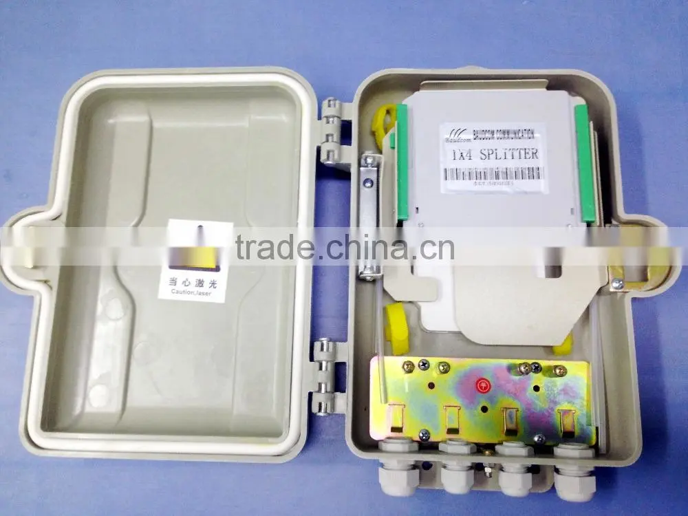 single mode 1x4 fiber optic PLC Splitter with SC connector