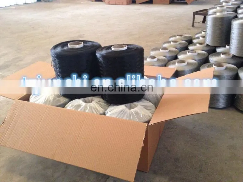 Junchi good quality 800D 160 filament siliconized hollow Yarn for weather strip