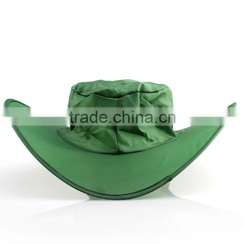 Waterproof folding cowboy hat