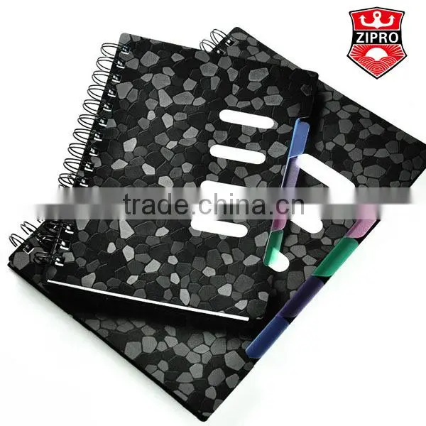 PP PVC cover school office notebook big spiral notebook