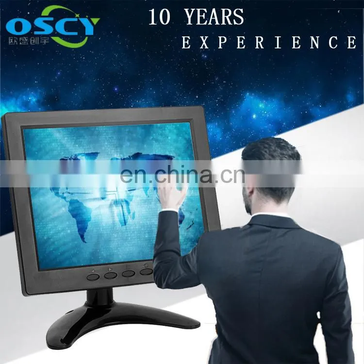 Usb Vga 8 inch Lcd touch+screen+monitors Open Frame Wall Mount Touch Screen Monitor
