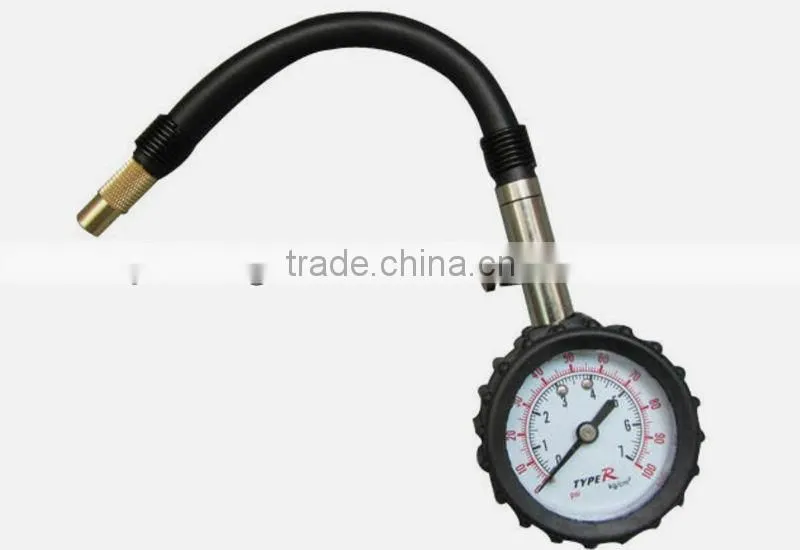 Dial Tire Pressure Gauge with Release Valve