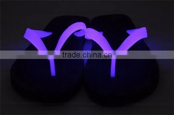 Couple Slipper Antiskid Beach Night Noctilucent Ladies flip flops Sandal