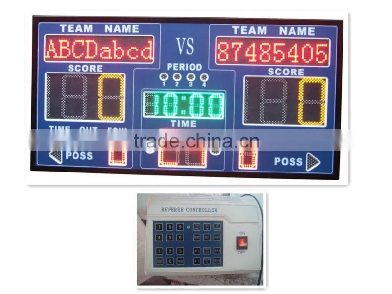 Digital electronic scoreboard P10LED screen with reasonable price