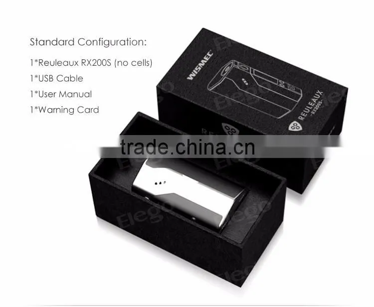 2016 Wholesale Original Wismec Reuleaux RX200S TC Mod with 200W with TFV8