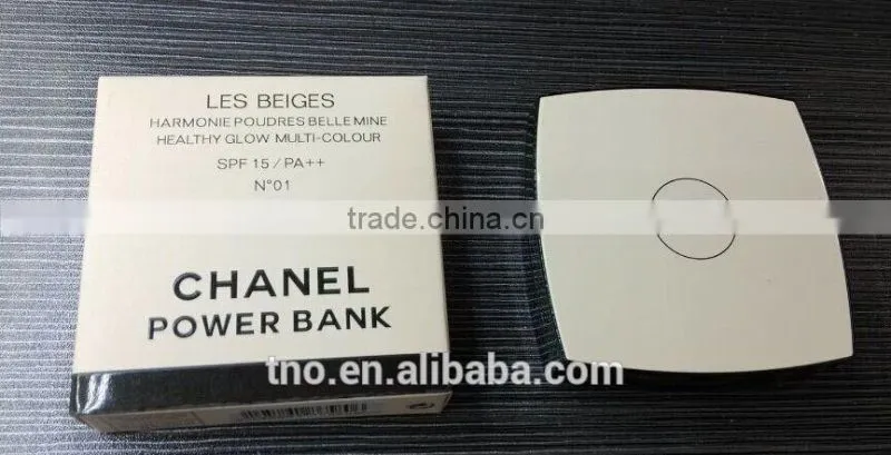 custom 3000mah Channel powder box power bank