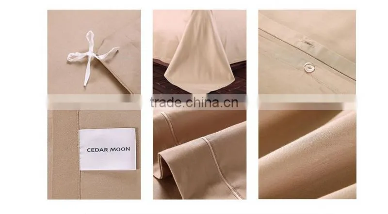 High quality 70% bamboo 30% organic cotton fabric bedding sheets