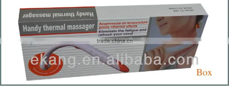 Heating manual neck massager