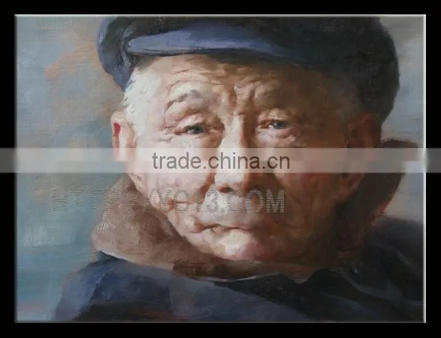 100%handmade portrait painting reproduction from photo