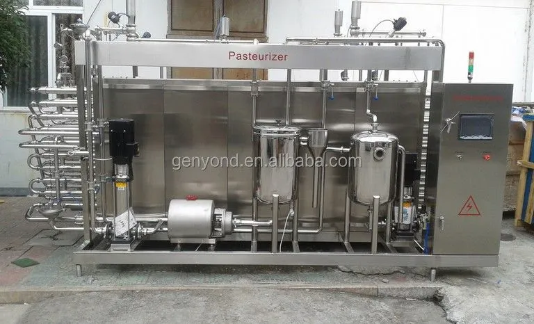Factory Genyond Plate & Tube Automatic Pasteurization Machine Pasteurizer Equipment for Egg Liquid, Milk, Dairy, Juice, Drinks