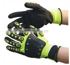anti-cut high impact resistant TPR glove,Cut level 5