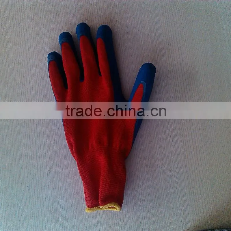 nylon latex coated work gloves