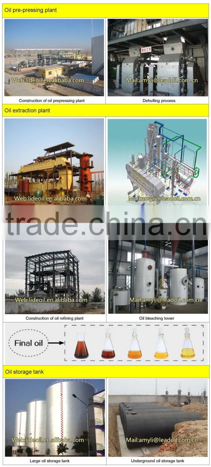 low price 30-500TPD sesame oil making machine with ISO