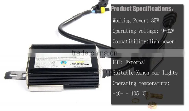 no profit !Hot sale 9-32v OEM HID Bi-xenon H4 kit with super slim ballast 35W 55W