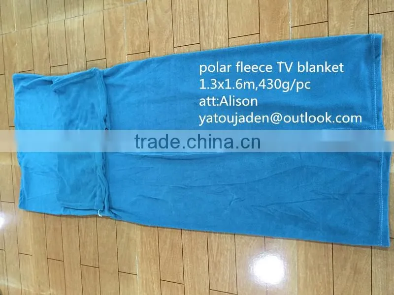 Polar fleece TV blanket
