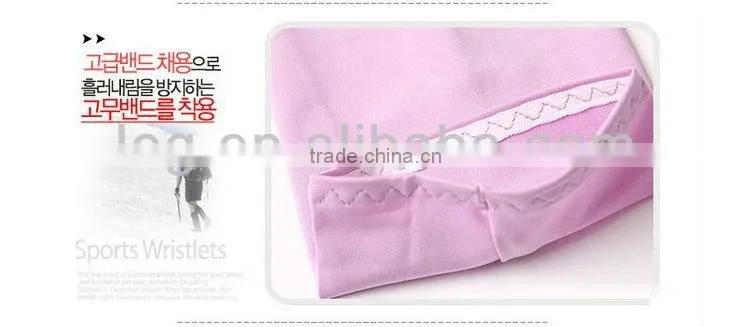 Anti-Slip Grip Stretch Outdoor Sport UV Sun Protection Full Arm Cover with Thumb Hole Arm Sleeve