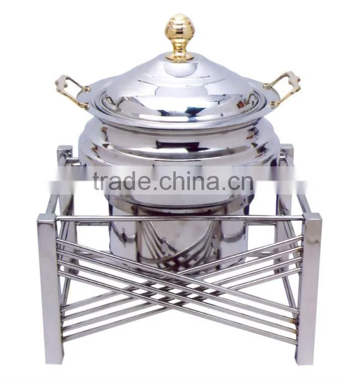 Steel Cheffing Dish, Wedding & Party utensils, food serving dish, hot keeping dish, Catering item, Hotel & Restaurant utensils
