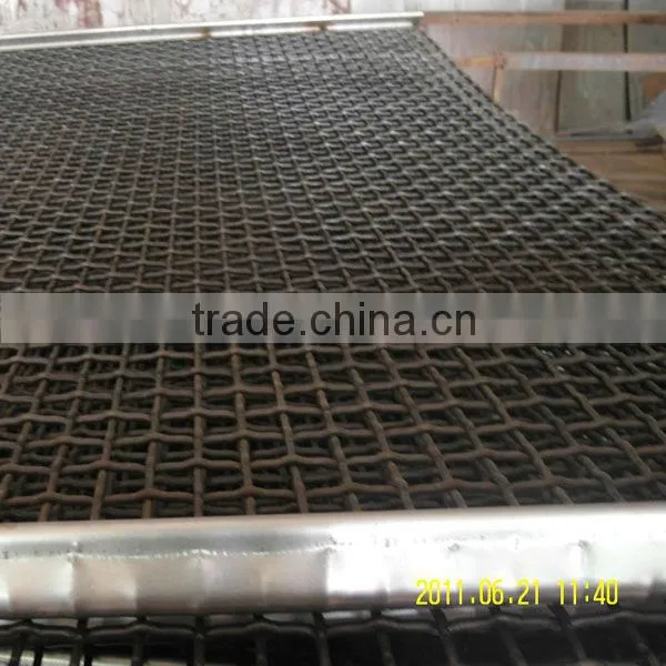 hook with steel reinforced mine mesh screen