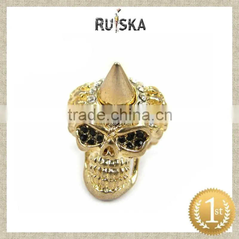 LATEST GOLD CLASSIC RING DESIGNS FOR GIRLS,FASHION SKULL RING,FINGER RING