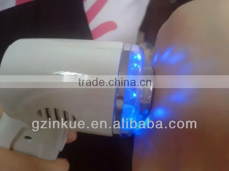 Most popular portable face care cold hammer with led blue light for home use