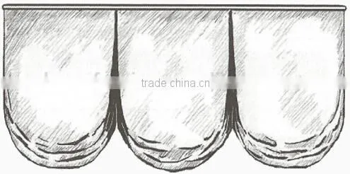 choose various style(european/american ) of Roman shutters shades window blinds