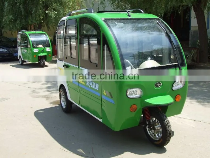 2016 Newest 800w passenger tricycle with brushless dc motor