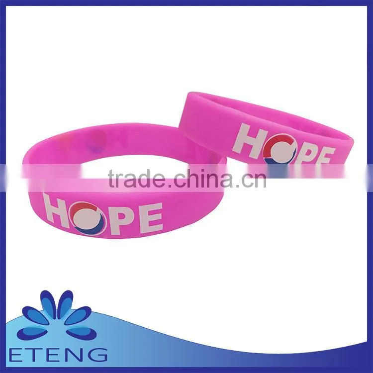 2016 new promotional silicone wristband for give away