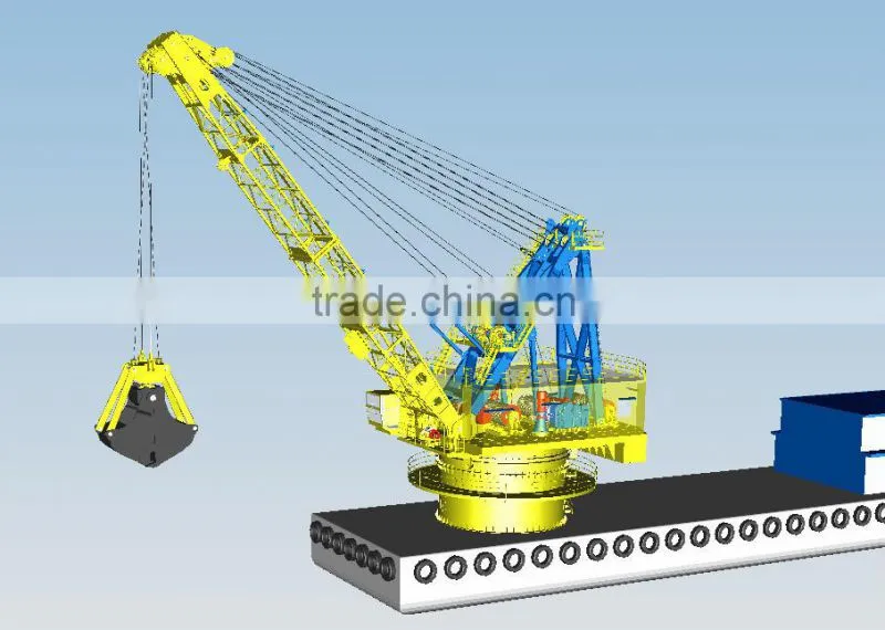 High Efficiency Grab Dredger Boat