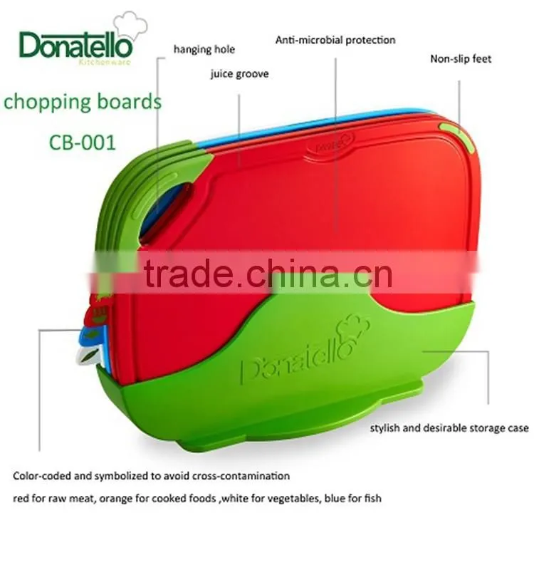 Eco chopper board durable color classified chopping board
