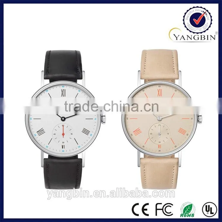 On selling custom logo premium contracted watches with simple design