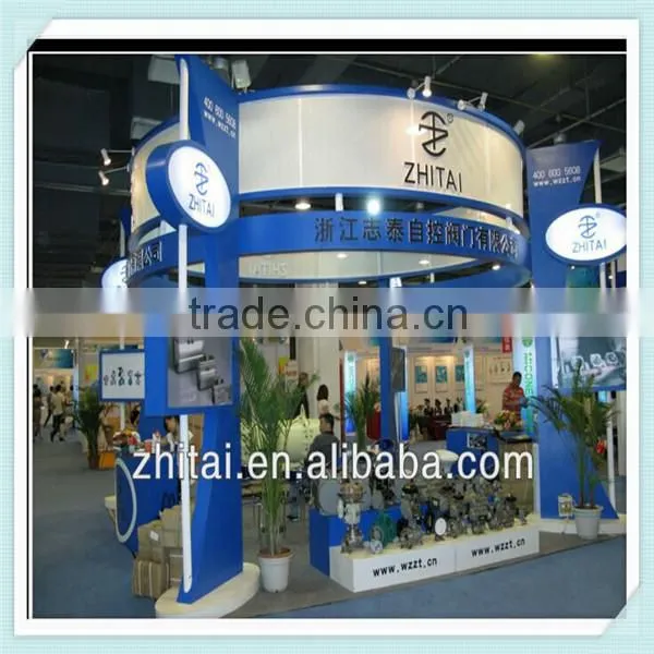 Zhitai 3 Way Flanged End Ball Valve