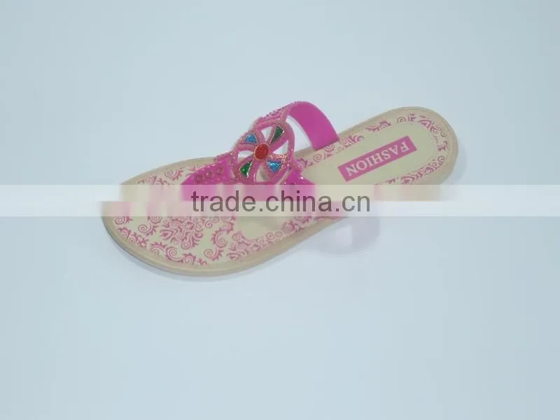 New Design Beautiful girls Candy Color PCU Slippers
