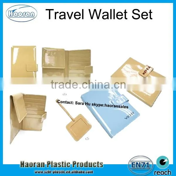 Popular 3pcs soft silicone pvc travel sets