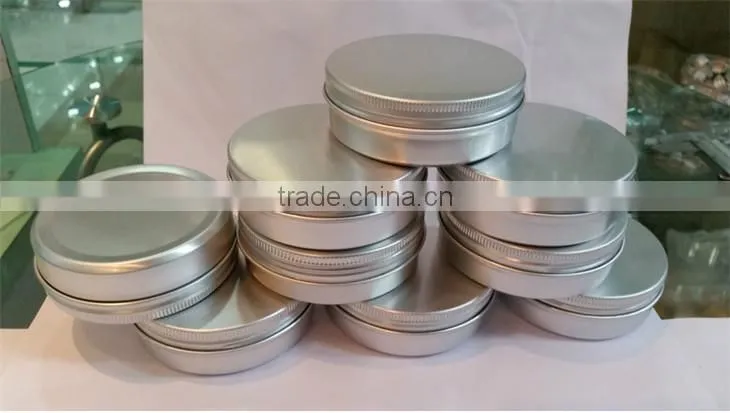 60g Aluminum Cosmetic Jar Container/60ml Makeup Container