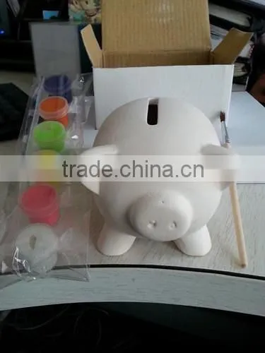 Customize your Own Design DIY ceramic Piggy bank