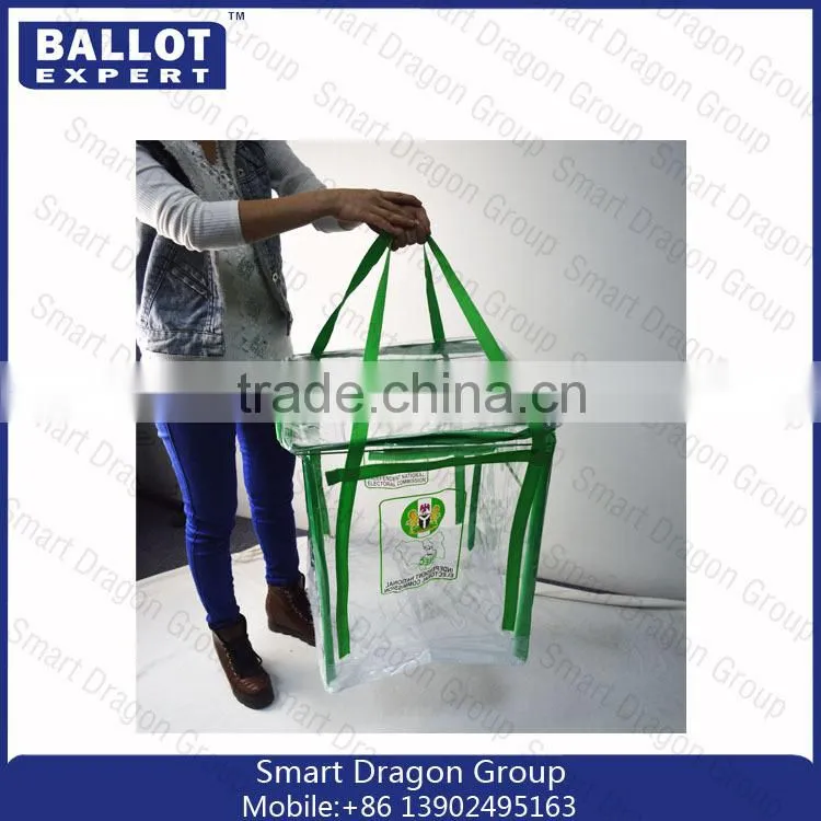 Collapsible vote box /PVC voting bag/Ballot box with small seals