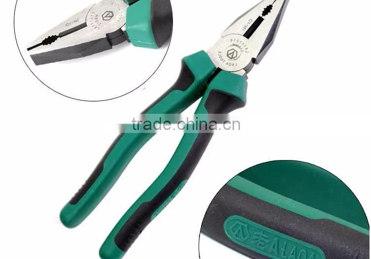 8'' industrial grade safety wire cutting twisting pliers plastic Handle Wire Stripper Plier