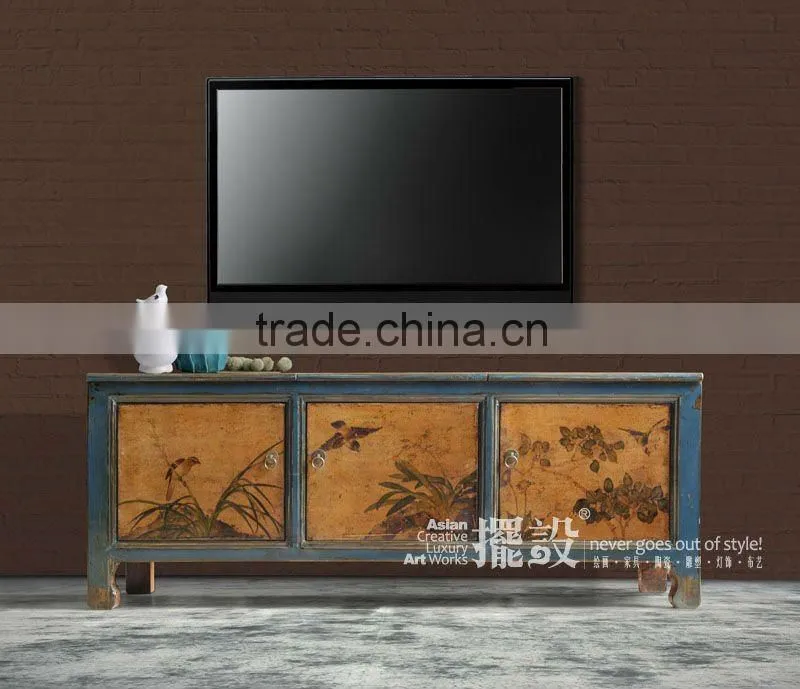 Chinese Antique TV drawing vanity cabinet